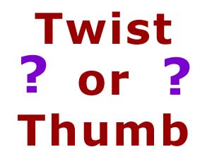 Twist or Thumb Throttle